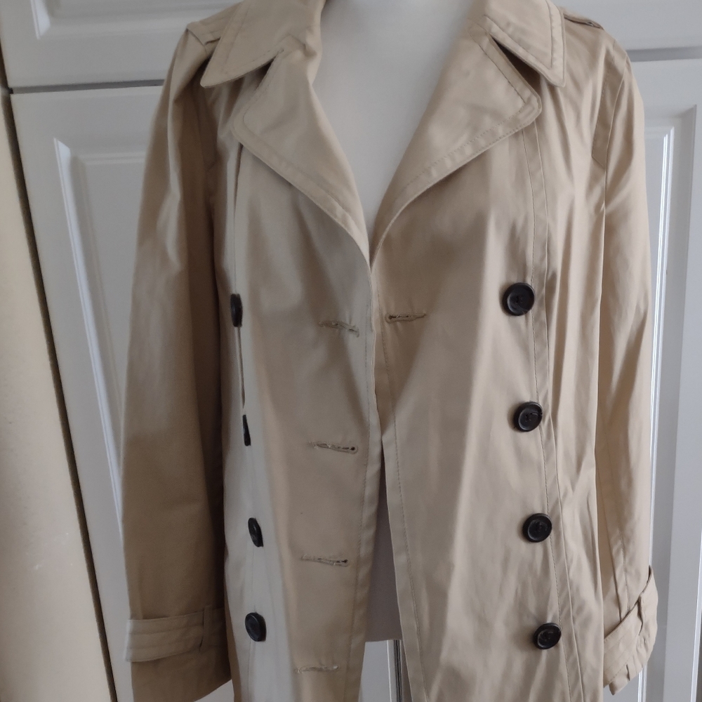 St John's Bay Trench Coat size large